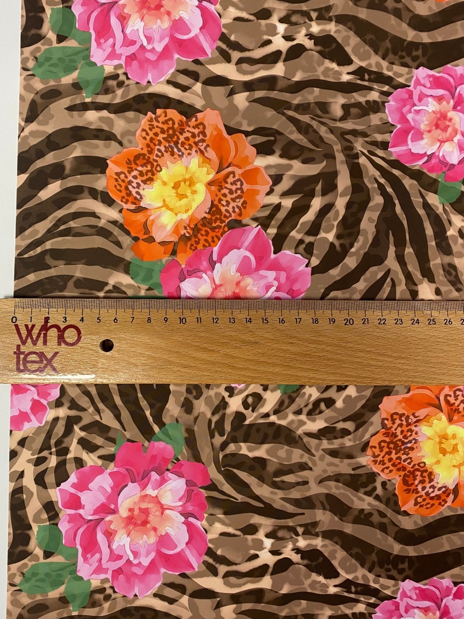 Rose Leopard Baroque Fabric - Whotex Online Fabric Store