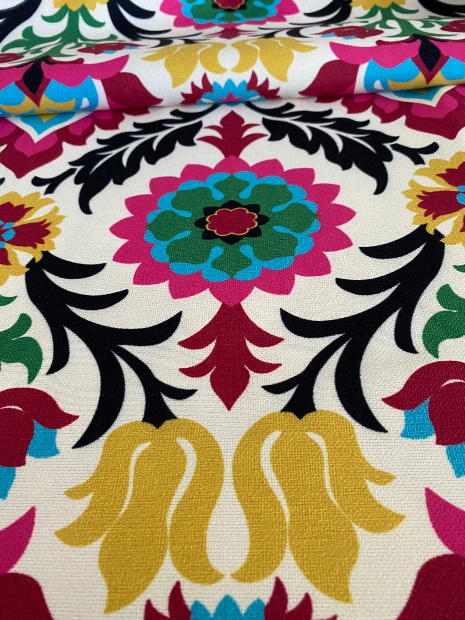 Santa Maria patterned Upholstery Fabric, Digital print Fabric, outdoor runner curtain pillow bags Fabric - Whotex Online Fabric Store