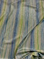 Shimmer Lurex Fabric, Striped Pattern Glitter 4 - Way Stretch - Whotex Online Fabric Store