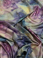 Shimmer Lurex Fabric, Tie dye Pattern Glitter 2 - Way Stretch - Whotex Online Fabric Store