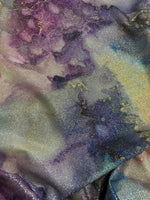 Shimmer Lurex Fabric, Tie dye Pattern Glitter 2 - Way Stretch - Whotex Online Fabric Store