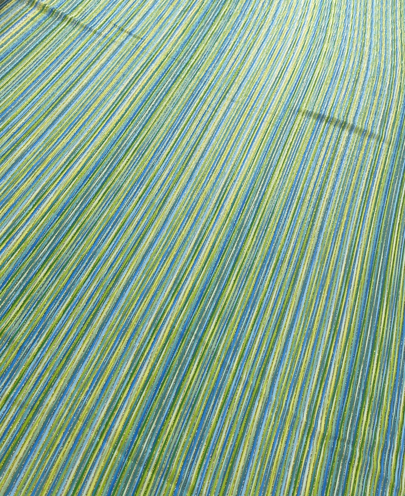 Shimmer Ottoman Fabric, Blue Green Striped 4 - Way Stretch - Whotex Online Fabric Store