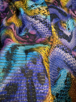 Shimmer Ottoman Fabric, Snake Skin Pattern 4 - Way Stretch - Whotex Online Fabric Store
