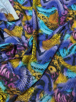 Shimmer Ottoman Fabric, Snake Skin Pattern 4 - Way Stretch - Whotex Online Fabric Store