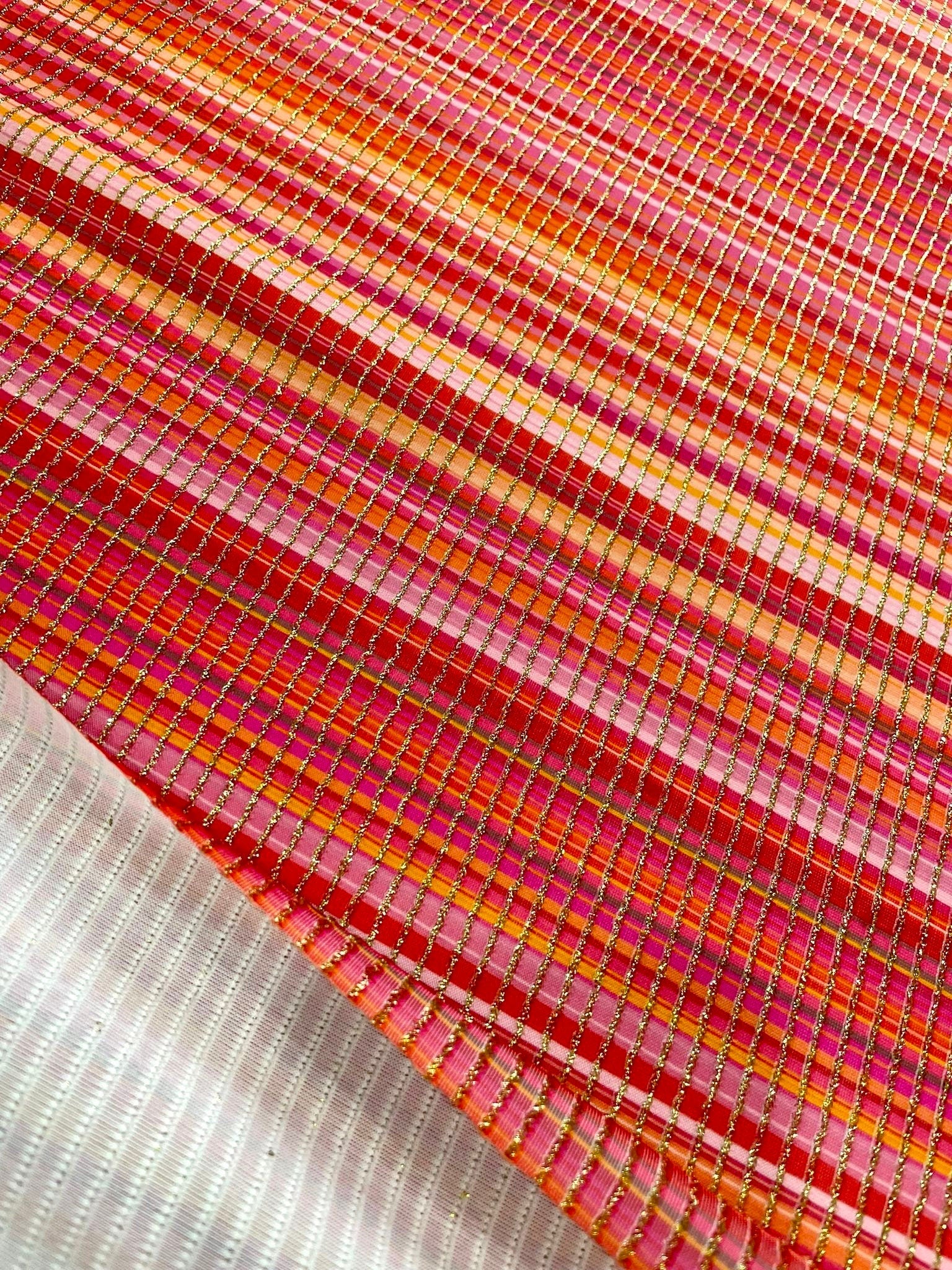 Shimmer Ottoman Fabric, Striped 4 - Way Stretch - Whotex Online Fabric Store