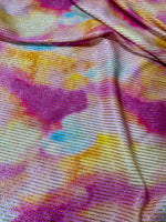 Shimmer Ottoman Fabric, Tie dye Prin 4 - Way Stretch - Whotex Online Fabric Store