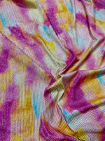 Shimmer Ottoman Fabric, Tie dye Prin 4 - Way Stretch - Whotex Online Fabric Store