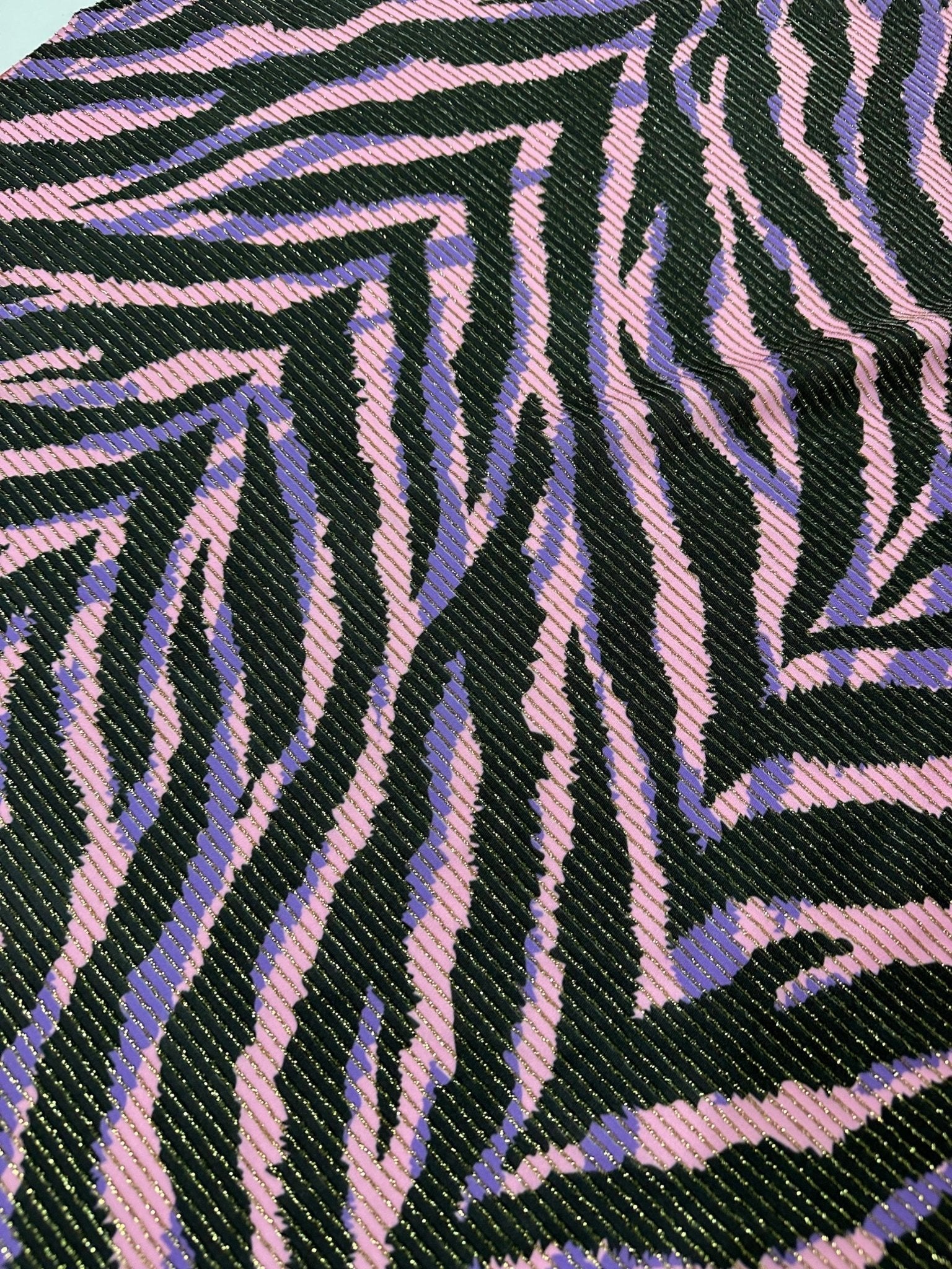 Shimmer Ottoman Fabric, Zebra Pattern 4 - Way Stretch - Whotex Online Fabric Store