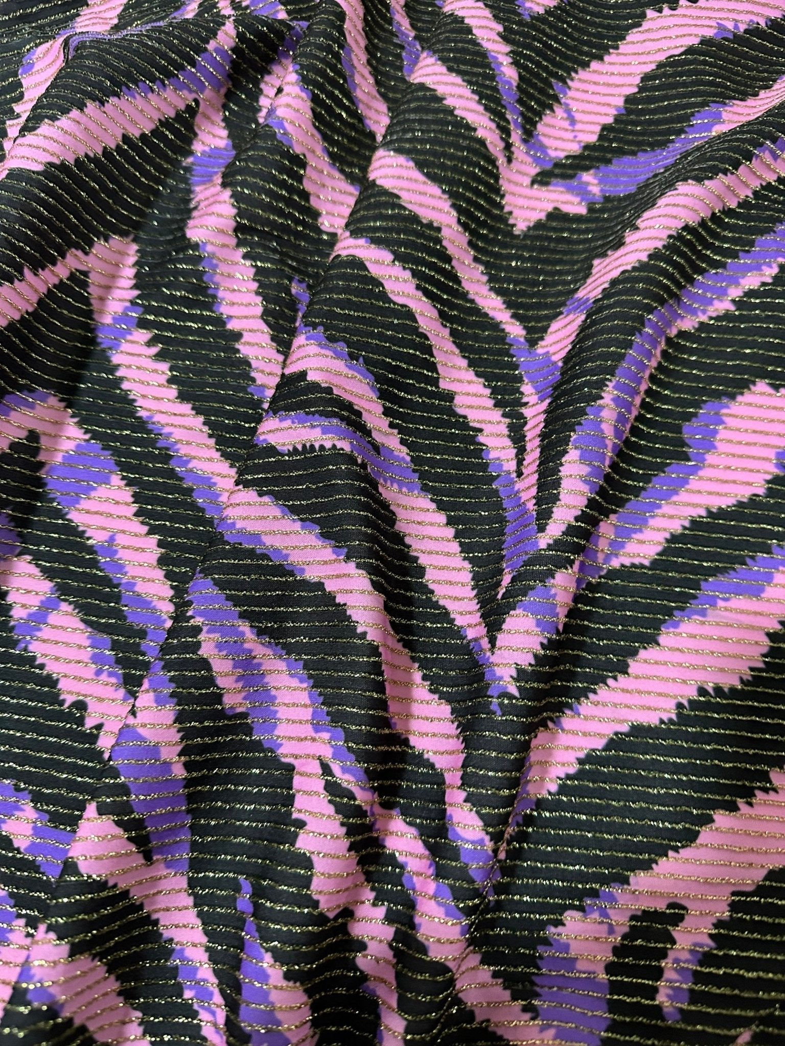 Shimmer Ottoman Fabric, Zebra Pattern 4 - Way Stretch - Whotex Online Fabric Store