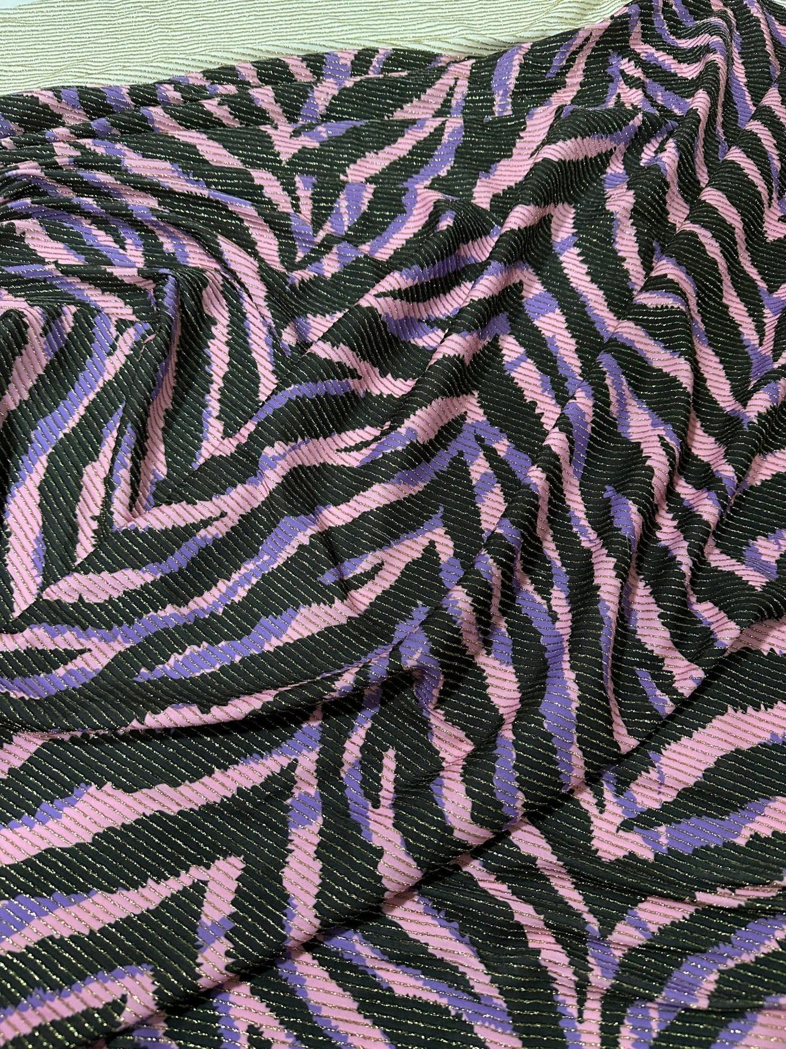 Shimmer Ottoman Fabric, Zebra Pattern 4 - Way Stretch - Whotex Online Fabric Store