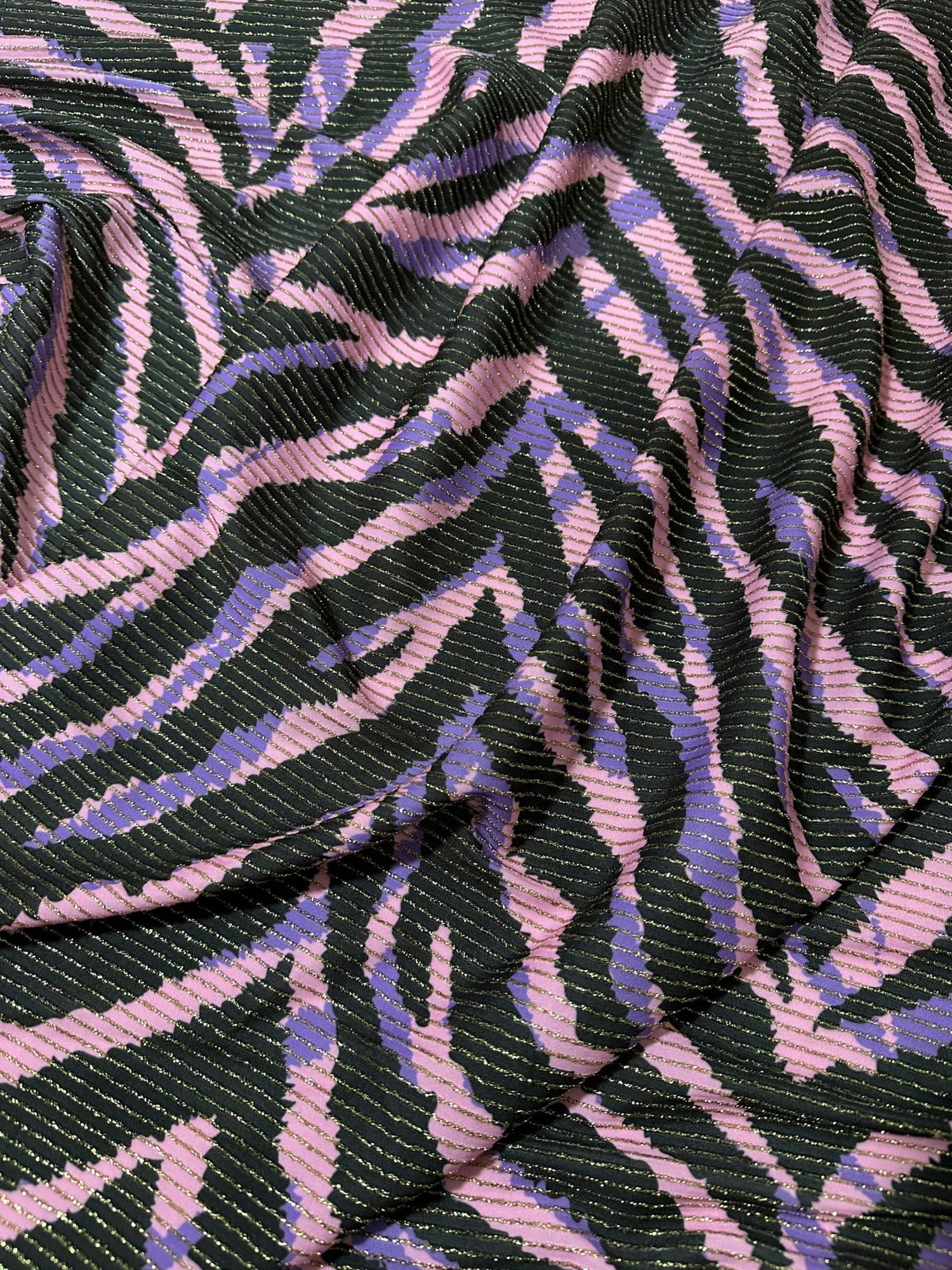 Shimmer Ottoman Fabric, Zebra Pattern 4 - Way Stretch - Whotex Online Fabric Store