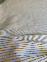 Shimmer Ottoman Stretch Fabric, Soft Color Gold Striped Fabric - Whotex Online Fabric Store