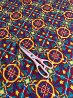 Sicilian Pattern Bordeaux coloured Fabric By The Yard - Whotex Online Fabric Store