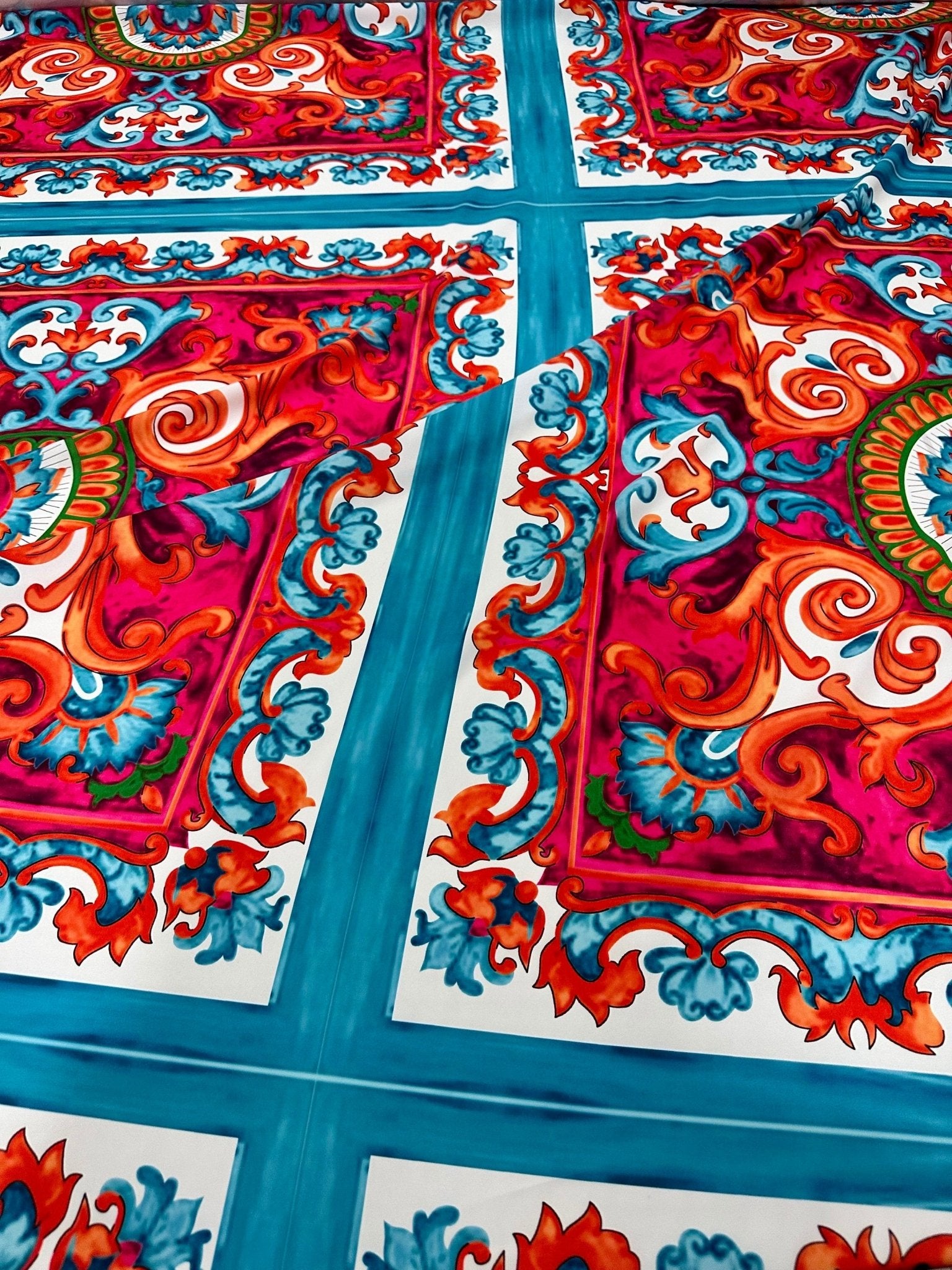 Sicilian Pattern Fabric, Caretto Pattern Fabric - Whotex Online Fabric Store