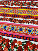 Sicilian Pattern Fabric, Floral Pattern Fabric, Desing Fabric By The Yard - Whotex Online Fabric Store