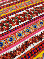 Sicilian Pattern Fabric, Floral Pattern Fabric, Desing Fabric By The Yard - Whotex Online Fabric Store