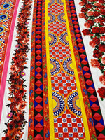 Sicilian Pattern Fabric, Floral Pattern Fabric, Desing Fabric By The Yard - Whotex Online Fabric Store