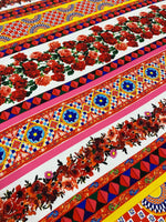 Sicilian Pattern Fabric, Floral Pattern Fabric, Desing Fabric By The Yard - Whotex Online Fabric Store