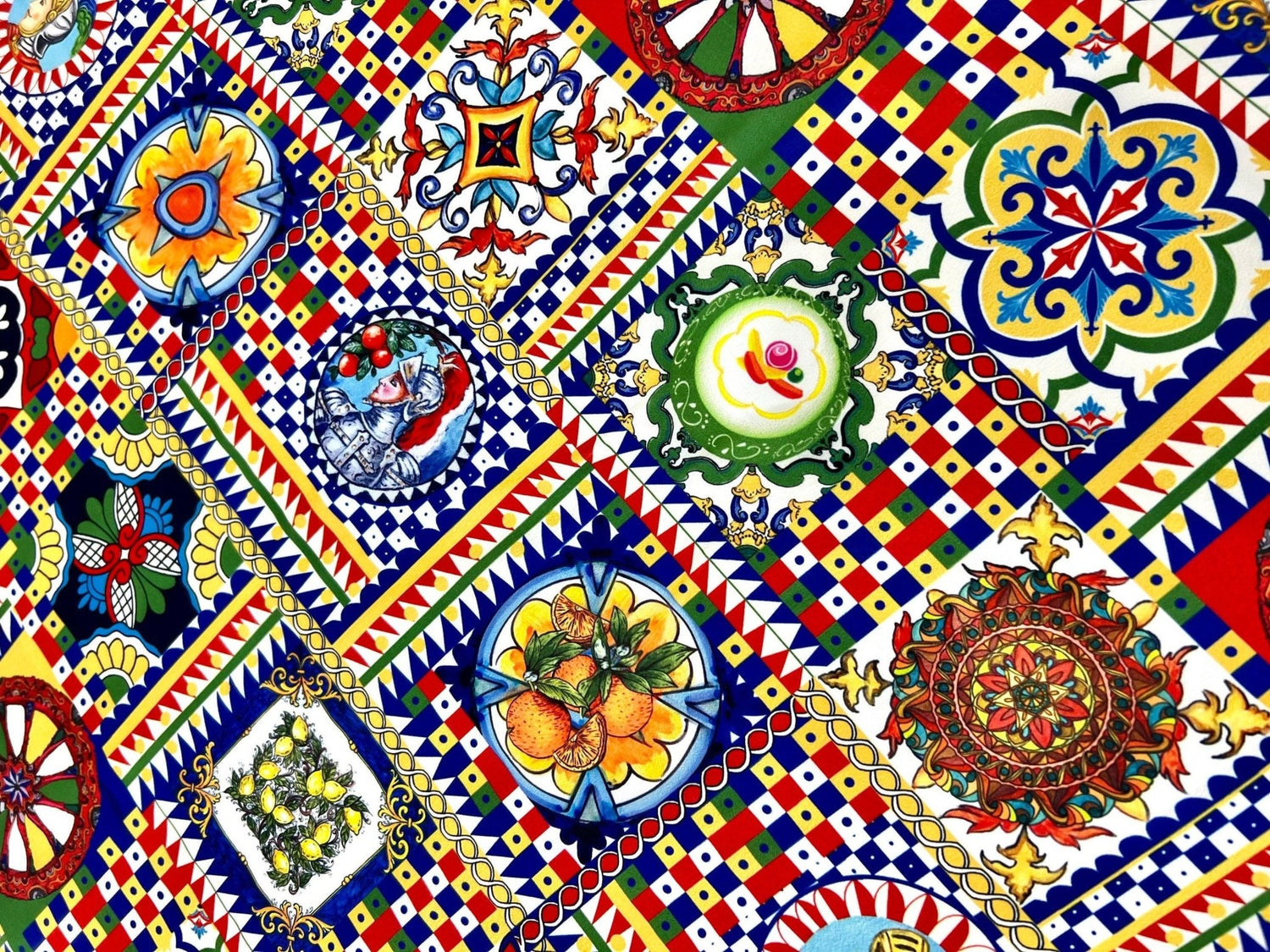 Sicilian Pattern Fabric, Italian Pattern Fabric - Whotex Online Fabric Store