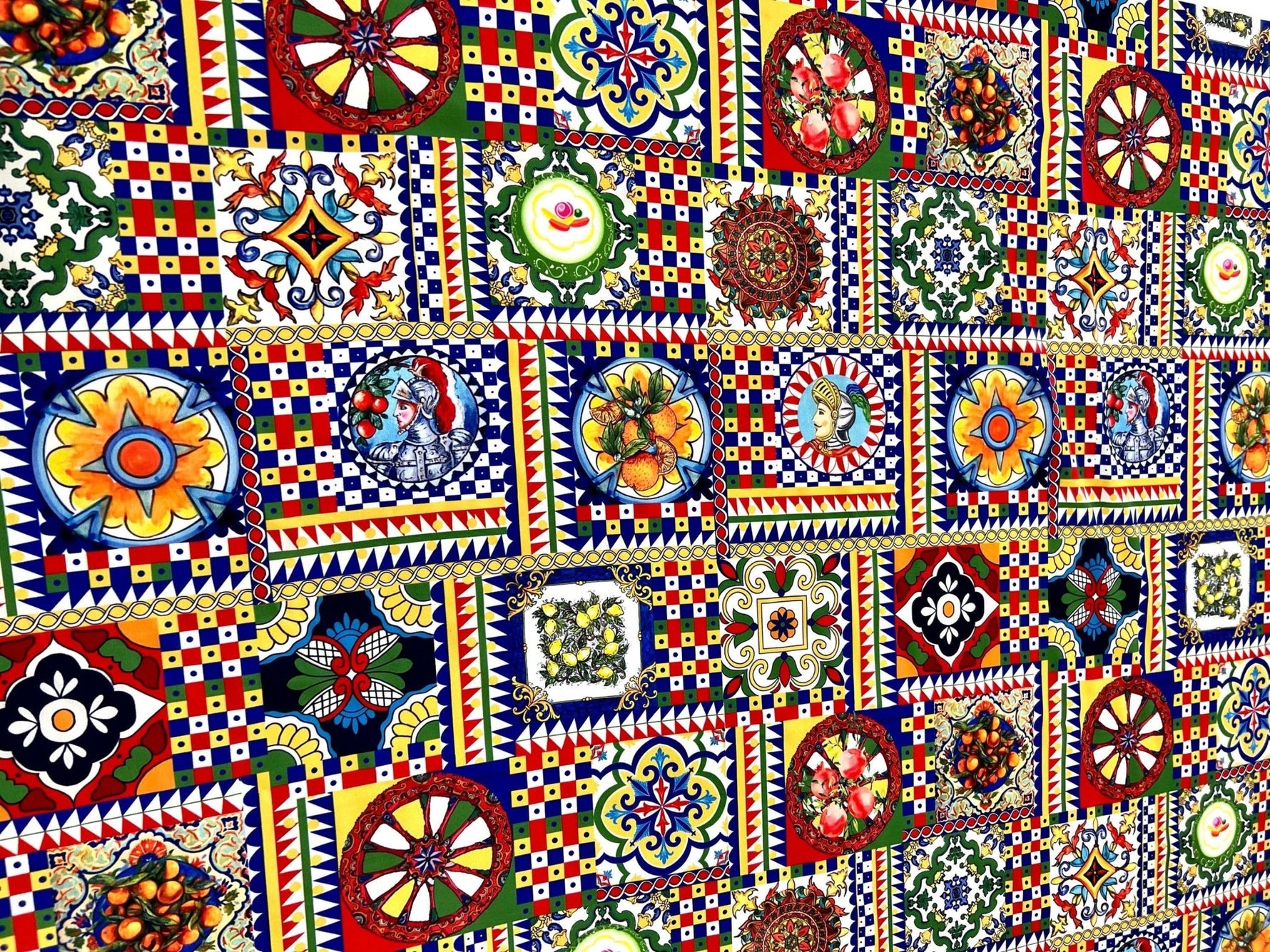 Sicilian Pattern Fabric, Italian Pattern Fabric - Whotex Online Fabric Store