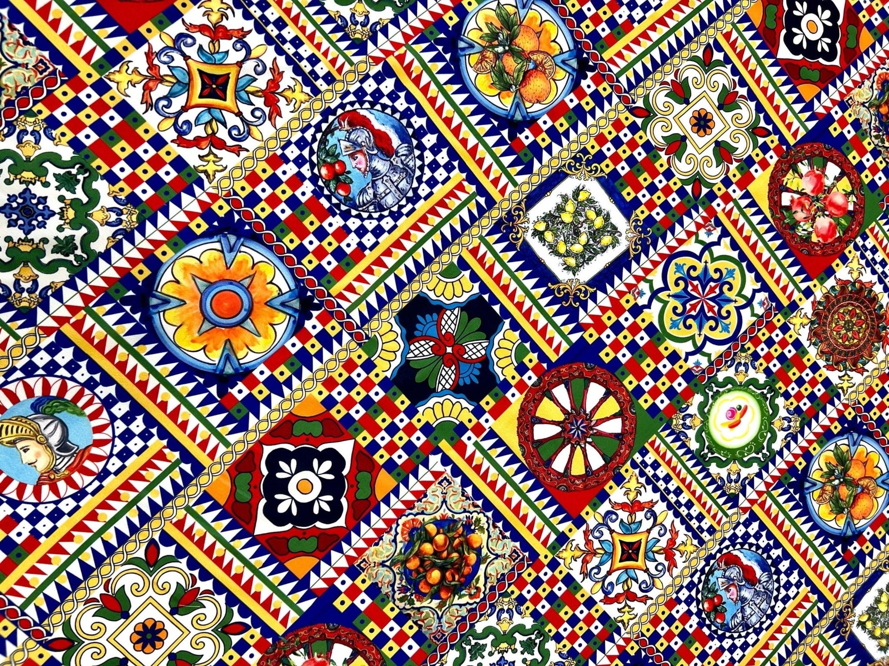 Sicilian Pattern Fabric, Italian Pattern Fabric - Whotex Online Fabric Store