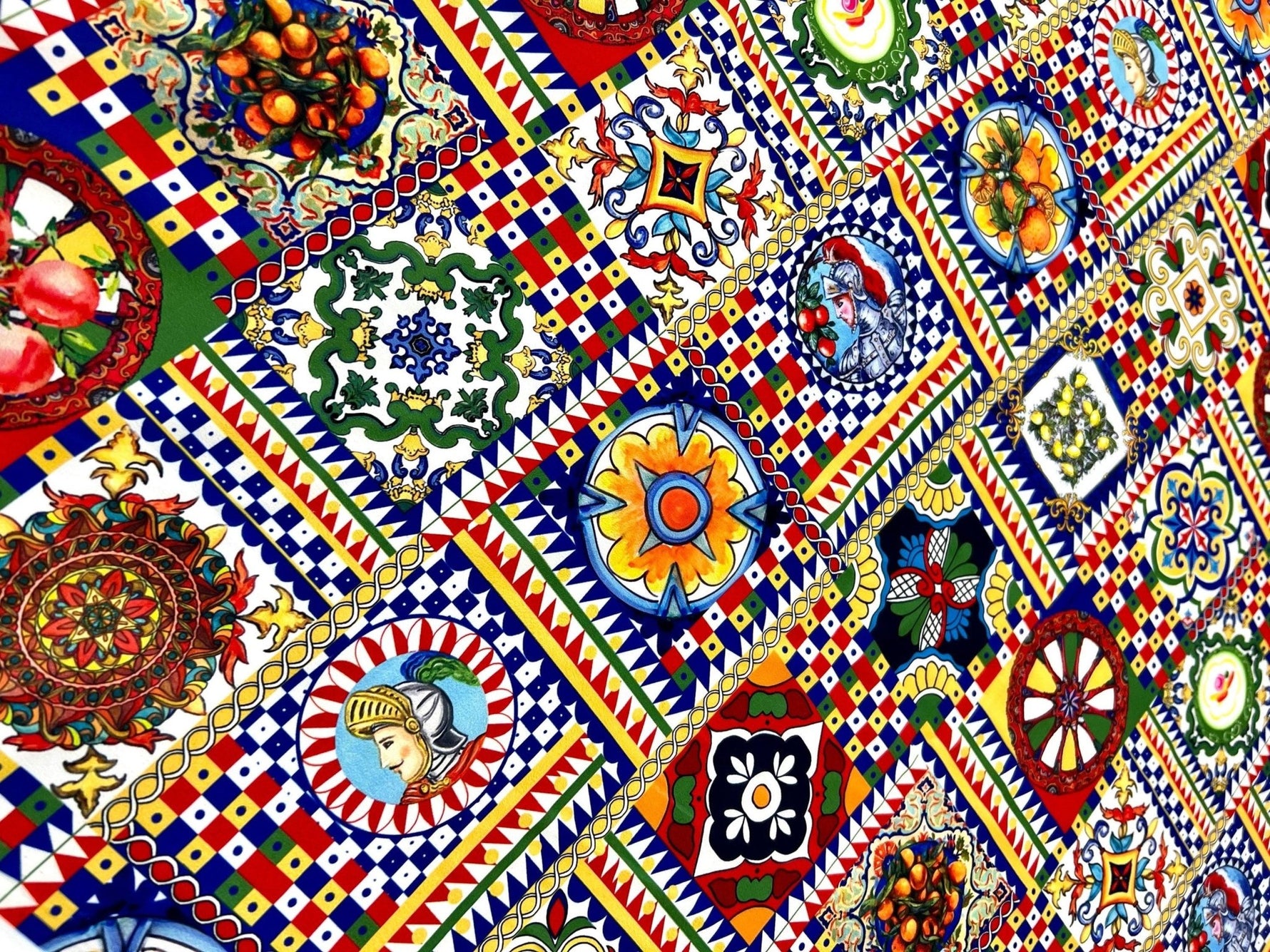 Sicilian Pattern Fabric, Italian Pattern Fabric - Whotex Online Fabric Store