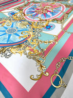 Soft Color Fabric, Baroque Pattern Fabric , Fabric By The Yard , Chain pattern - Whotex Online Fabric Store