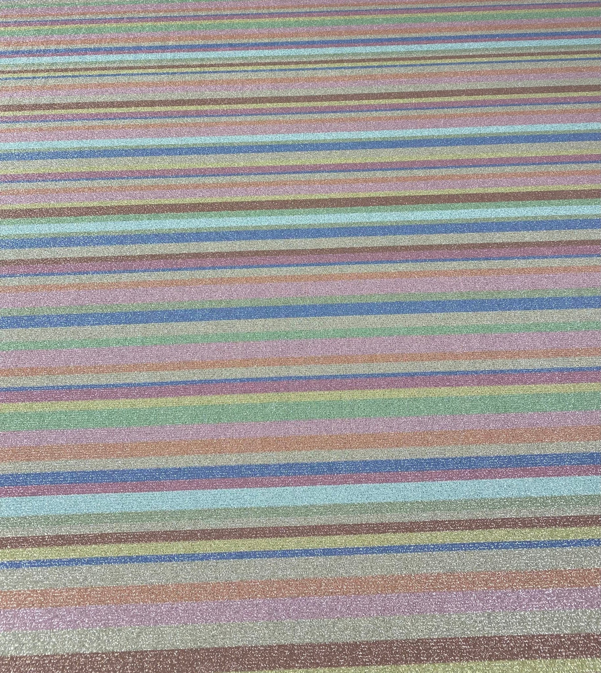 Soft Color Striped Shimmer Ottoman Fabric - Whotex Fabrics London