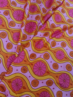 Spandex Fabric, Geometric pattern Fabric, Pink Floral Pattern Fabric - Whotex Online Fabric Store