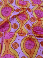 Spandex Fabric, Geometric pattern Fabric, Pink Floral Pattern Fabric - Whotex Online Fabric Store