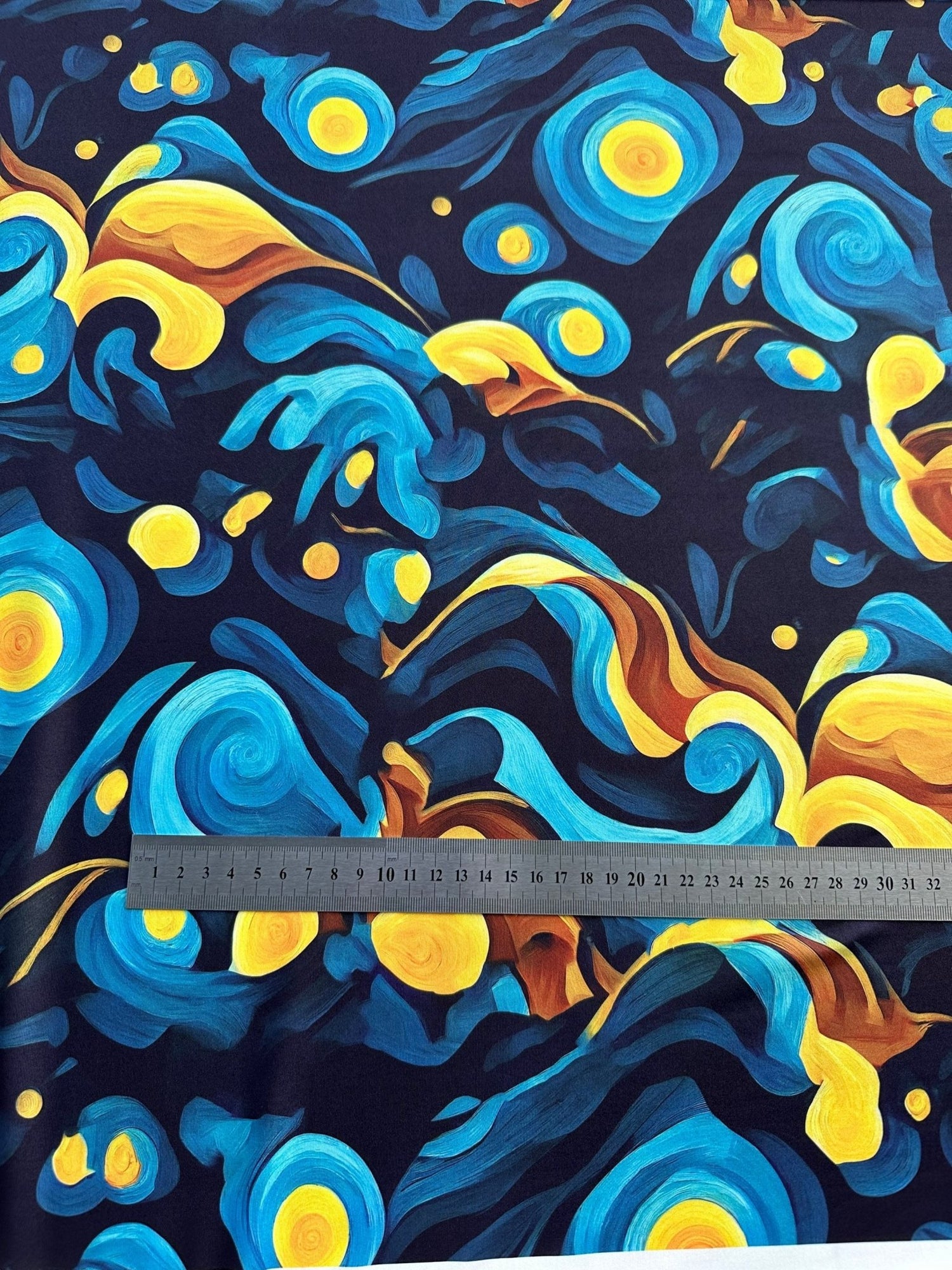 Spandex Fabric, Van Gogh Style Fabric, 4 - way strech Fabric, made in turkey - Whotex Online Fabric Store