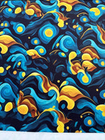 Spandex Fabric, Van Gogh Style Fabric, 4 - way strech Fabric, made in turkey - Whotex Online Fabric Store