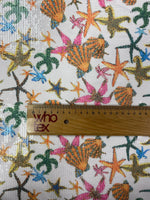 Starfish Sequin Fabric - Whotex Fabrics London