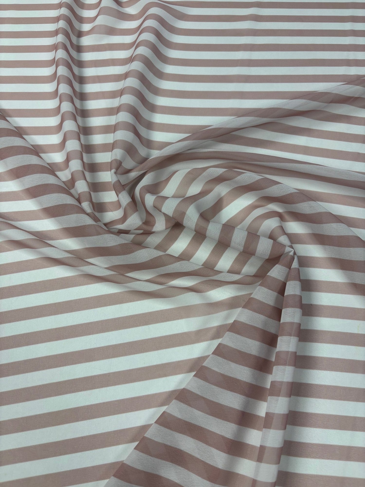Striped Chiffon Fabric by the Metre - Whotex Fabrics London