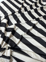 Striped Pattern Fabric, Black Off - White Color Striped - Whotex Online Fabric Store