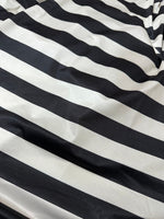 Striped Pattern Fabric, Black Off - White Color Striped - Whotex Online Fabric Store