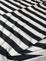 Striped Pattern Fabric, Black Off - White Color Striped - Whotex Online Fabric Store