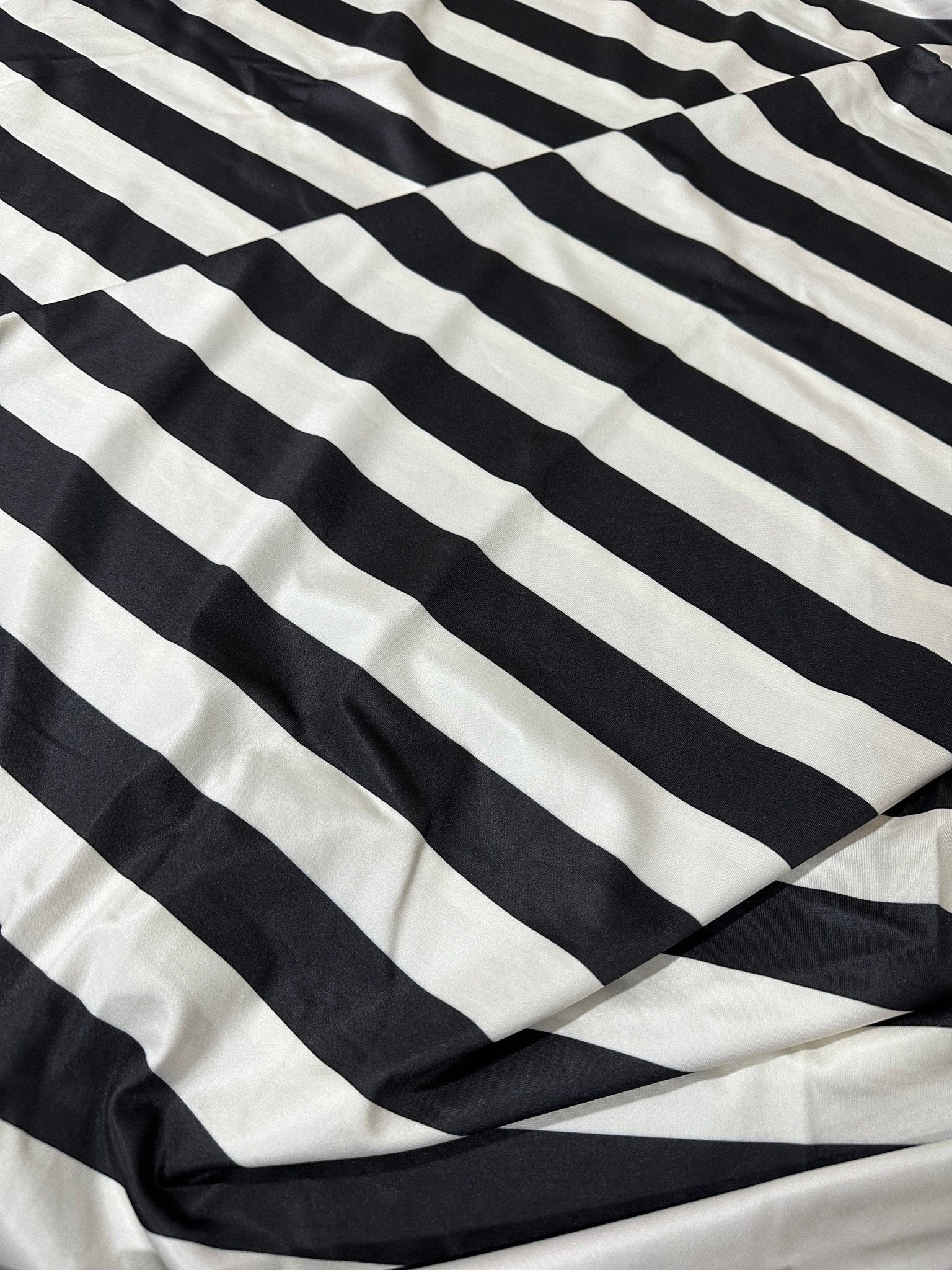Striped Pattern Fabric, Black Off - White Color Striped - Whotex Online Fabric Store