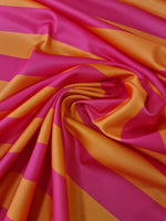 Striped Pattern Fabric,, Orange pink Lycra Fabric - Whotex Online Fabric Store