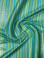Striped Sequin Fabric by the Metre - Whotex Fabrics London