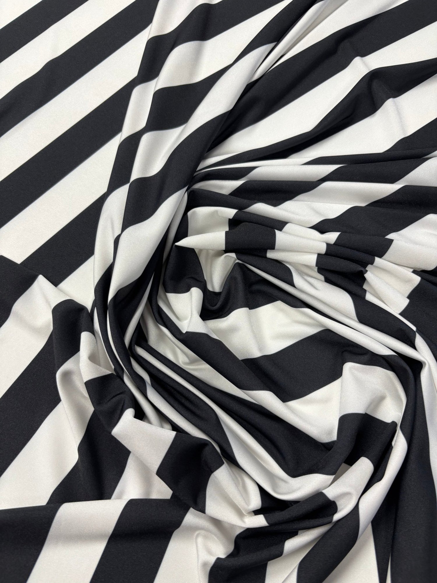 Striped Spandex Fabric by the Metre - Whotex Fabrics London