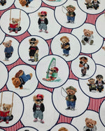 Teddy Bear Pattern Upholstery Fabric, Digital print Fabric, outdoor runner curtain pillow bags Fabric - Whotex Online Fabric Store