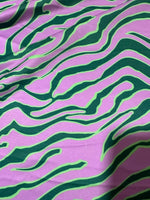 Tiger Pattern Fabric,, Green purple exotic animal pattern Fabric - Whotex Online Fabric Store