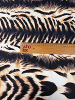 Tiger Print Upholstery Fabric by the Metre - Whotex Fabrics London