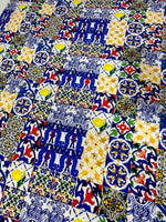 Tile Pattern Fabric By The Yard - Whotex Online Fabric Store