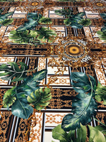 Tropical Baroque Crepe Fabric by the Metre - Whotex Fabrics London