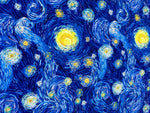 Van Gogh Style Fabric By The Yard - Whotex Online Fabric Store