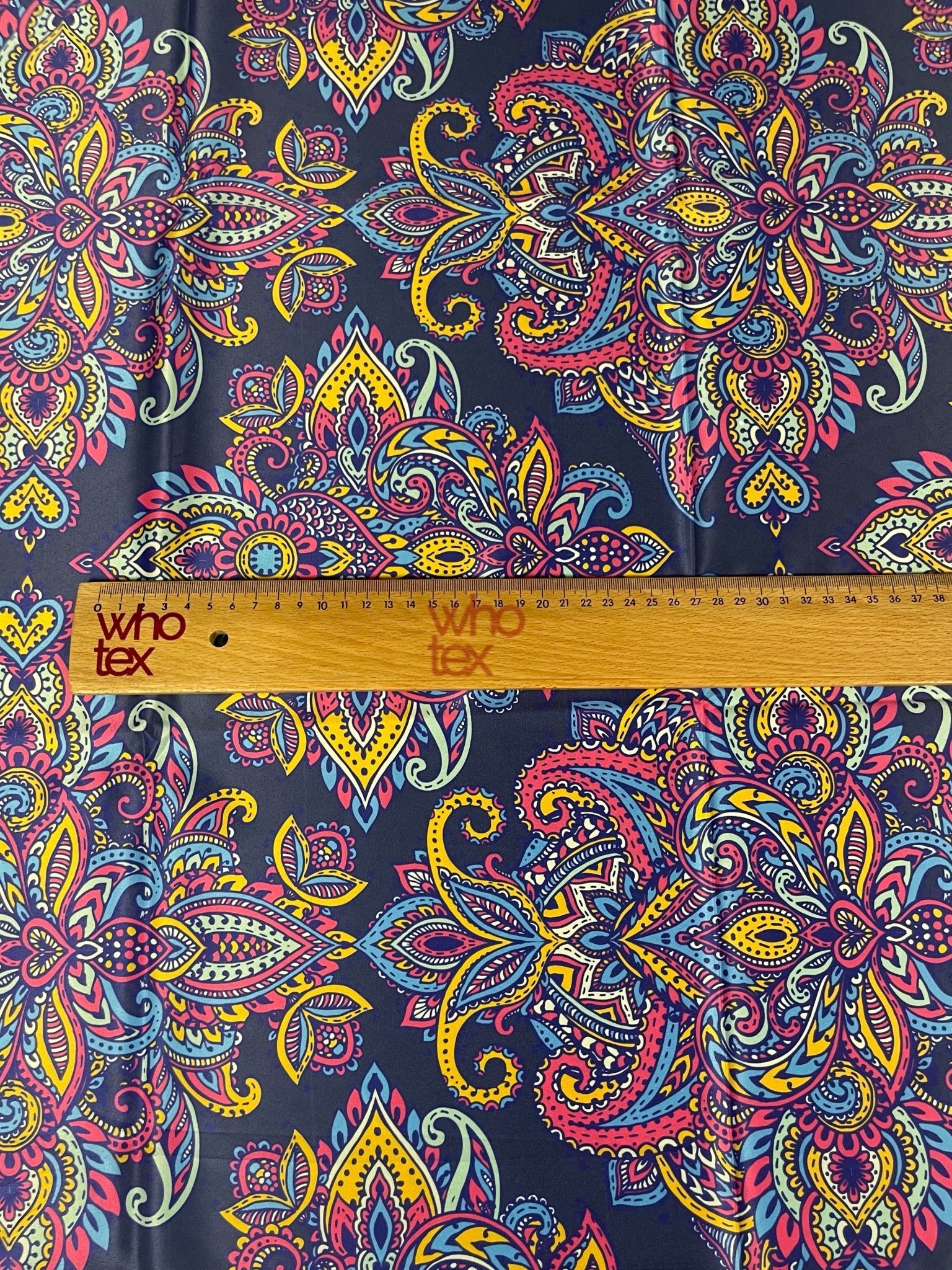 Vibrant Bohemian Paisley Fabric – Colorful Mandala Fabric By The Yard - Whotex Online Fabric Store