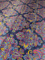 Vibrant Bohemian Paisley Fabric – Colorful Mandala Fabric By The Yard - Whotex Online Fabric Store