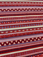 Vintage Ethnic Pattern Fabric, Shimmer Ottoman Fabric, 4 - Way Stretch - Whotex Online Fabric Store